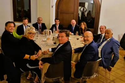 Aziz Yener, İtalya Voleybol Federasyonu'nun Yemeğine Katıldı