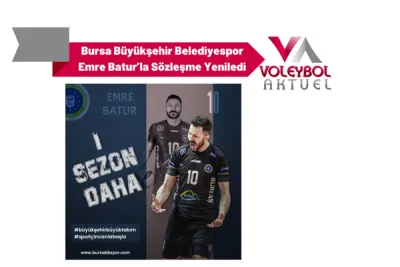 Bursa Büyükşehir Belediyespor Emre Batur’la Sözleşme Yeniledi