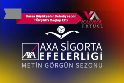 Bursa Büyükşehir Belediyespor TÜRŞAD'ı Mağlup Etti