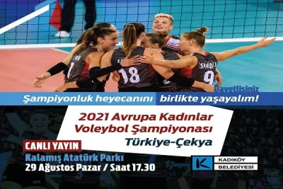 Sultanların Çekya Maçı Kalamış Atatürk Parkında Dev Ekranda