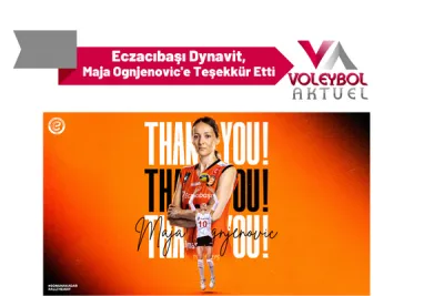 Eczacıbaşı Dynavit, Maja Ognjenovic'e Teşekkür Etti