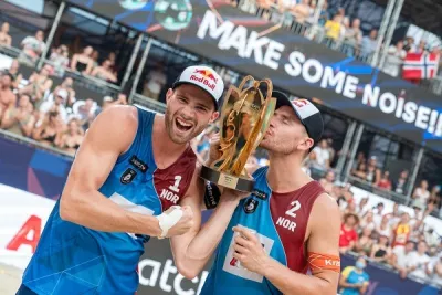 EuroBeachVolley Erkeklerde Vikingler Şampiyon