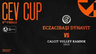 Caner Çildir'in yönettiği maçta tur atlayan Sloven ekibi Eczacıbaşı Dynavit'in rakibi oldu