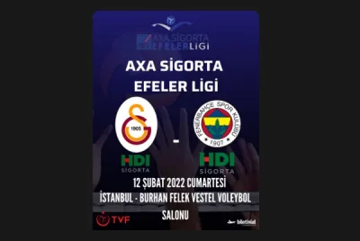 Efeler Ligi'nde derbi heyecanı GSTV'den naklen yayınlanacak