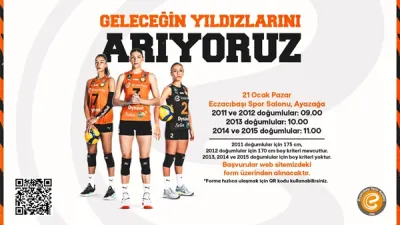 Eczacıbaşı Spor Kulübü geleceğin yıldızlarını arıyor