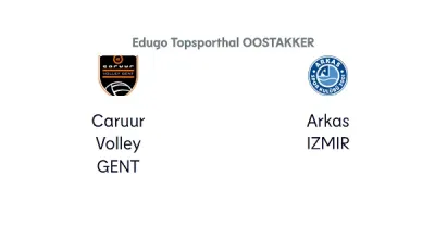 Arkas Spor, CEV Cup'a Belçika deplasmanında başlıyor