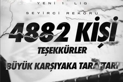 Karşıyaka'dan Yeni Seyirci Rekoru