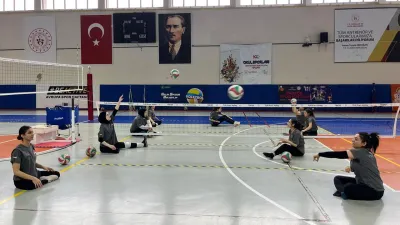 Oturarak Voleybol Milli Takımlarımız, Avrupa Şampiyonası için Kampta