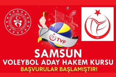 Samsun'da Voleybol Aday Hakem Kursu Açılıyor