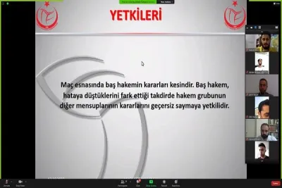 Şırnak'ta Online hakem toplantısı gerçekleştirildi