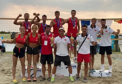 U22 Balkan Plaj Voleybolu Şampiyonası'nda Altın ve Gümüş Madalya Bizim