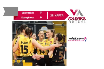 VakıfBank, Kuzeyboru'yu 3-0 Mağlup Etti
