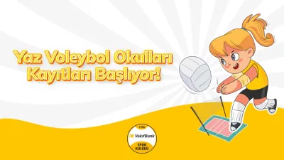 VakıfBank Spor Kulübü voleybol okulları yaz dönemi kayıtları başlıyor