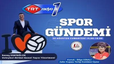 Spor Gündemi Cumartesi günü saat 15:00’de