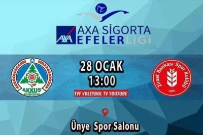 Akkuş Belediyespor'un konuğu Ziraat Bankkart