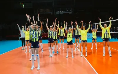 Aras Kargo'yu 3-0 yenen Fenerbahçe Kupa Voley'de Dörtlü Finalde