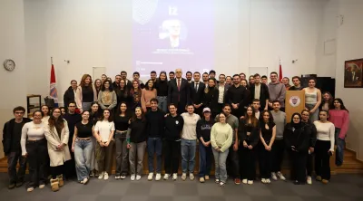 Başkan Üstündağ, Girişim ve Sanayi Derneği'nde Öğrencilerle Buluştu