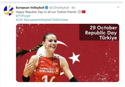 CEV'den Cumhuriyet Bayramı Kutlaması