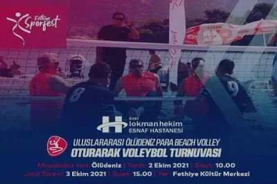 Fethiye'de Uluslararası Para Beach Volley Turnuvası
