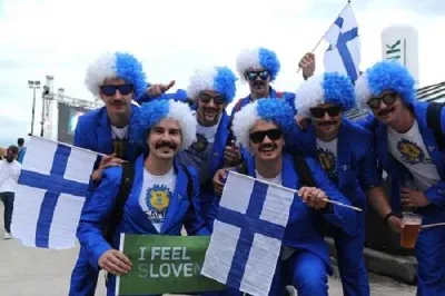 Finlandiya Taraftarı Her Yerde