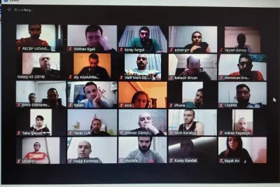 Giovanni Guidetti ve Teknik Ekibi, ilk Video Konferans Toplantısını Gerçekleştirdi