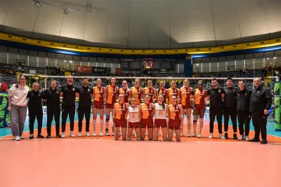 Galatasaray Chieri'yi deplasmanda 3-2 yendi kupaya 1 adım yaklaştı