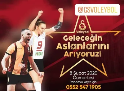 Galatasaray, Voleybolda Geleceğin Yıldızlarını Arıyor