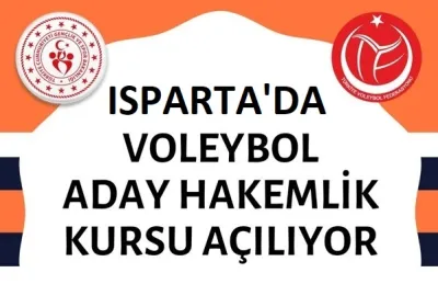 Isparta'da Aday Hakem Kursu Açılıyor