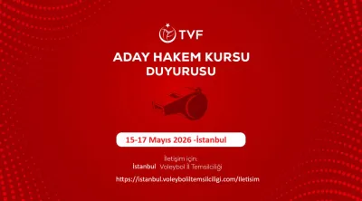 İstanbul'da Voleybol Aday Hakem Kursu Açılıyor