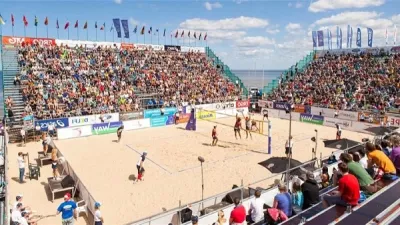 Letonya'nın Plaj Voleybolu Cenneti Jurmala