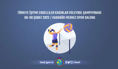 İşitme Engelliler Kadınlar Voleybol Şampiyonası 6-9 Şubat'ta Karabük'te gerçekleştirilecek