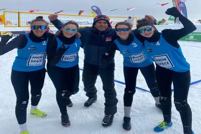 Kar Voleybolunda Avrupa Şampiyonu Olduk