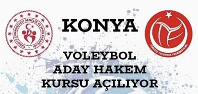 Konya’da Voleybol Aday Hakem Kursu