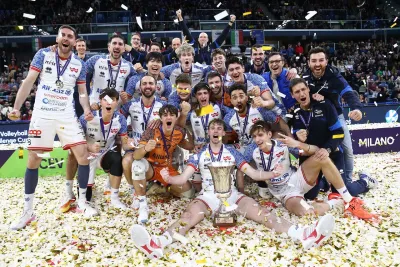 Lindemans Aalst'ı rövanşta da yenen Allianz Milano 2. kez CEV Challenge Cup Şampiyonu