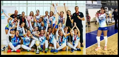 Merve Korkmaz yurtdışındaki ilk deneyiminde Şampiyonluk yaşadı