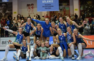 Nilüfer Belediyespor set vermeden tur atladı