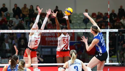 Nilüfer Belediyespor'u 2.maçta da yenen Aras Kargo Galatasaray'ın rakibi oldu