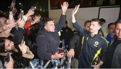 Rize’de Fenerbahçe kafilesine yoğun ilgi gösterildi