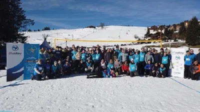 Kar Voleybolu Herkes İçin Eğlenceli