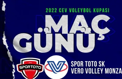 Spor Toto çeyrek final ilk maçında Vero Volley Monza'yı konuk edecek