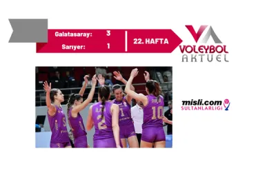 Galatasaray'dan Sarıyer'e 1 Set