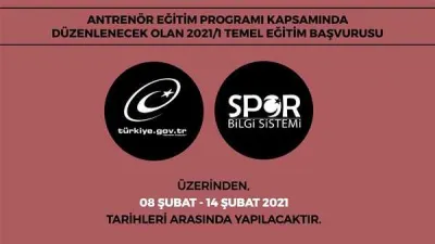 Antrenör Temel Eğitim Kursu Başvuruları Başlıyor