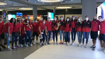 Balkan şampiyonu THY Takımı yurda döndü