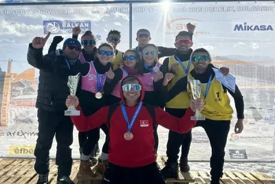 Kar Voleybolunda İlk Balkan Şampiyonu Türkiye