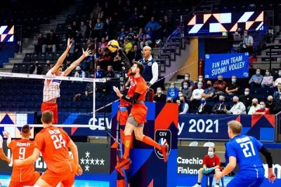 Erkekler EuroVolley'de ikinci gün tamamlandı