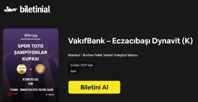 VakıfBank ile Eczacıbaşı Dynavit maçı biletleri satışa çıktı