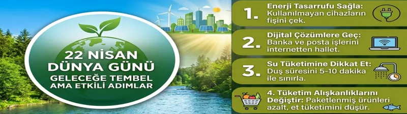 22 Nisan Dünya Günü: Gelecek İçin "Tembel" Ama Etkili Adımlar