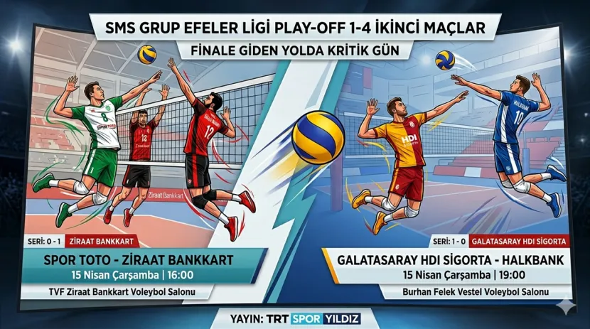 Efeler Ligi’nde Finalistleri Belirleyecek Kritik Gün