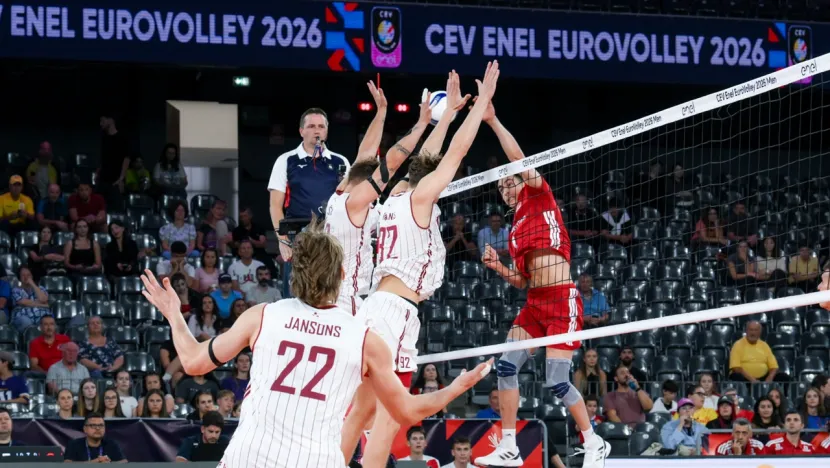 Letonya'ya 3-1 Yenilen Filenin Efeleri Avrupa Şampiyonası'na Veda Etti