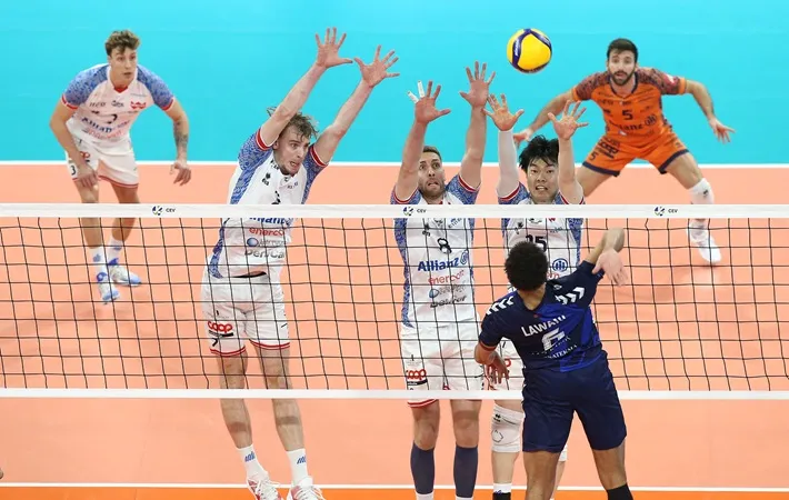 Milano'ya 3-0 yenilen Altekma final şansını zora soktu